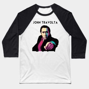 John Travolta Baseball T-Shirt